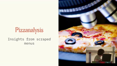 Pizzanalysis: Insights from scraped menus