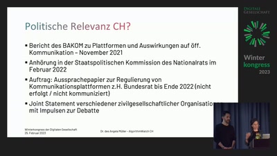 Facebook, Twitter &amp; Co.: Welche zukünftige Regulierung in der Schweiz?