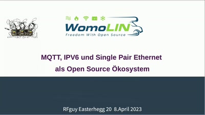 WomoLIN, MQTT, IP V6 und Single Pair Ethernet als Open Source Ökosystem