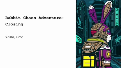 Rabbit Chaos Adventure: Closing