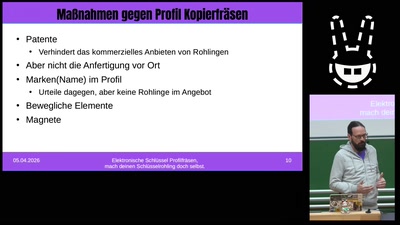 Elektronische Schlüssel Profilfräsen, mach deinen Schlüsselrohling doch selbst.