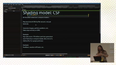 FLOSS real-time visuals for media arts with ossia score