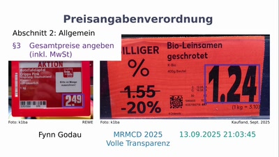 Preistransparenz per Verordnung: PAngV