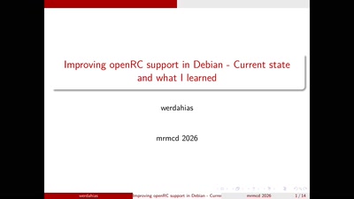 Improving openRC support in Debian - Current state and what I learned