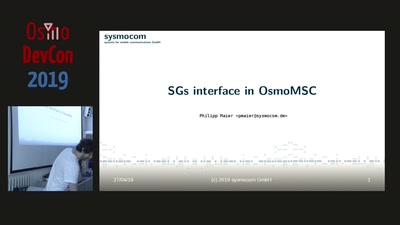 SGs interface in OsmoMSC