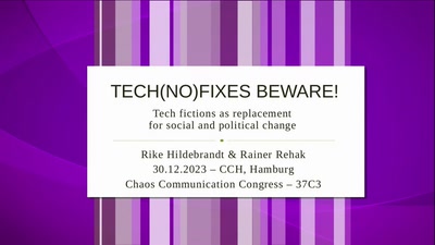 Tech(no)fixes beware!