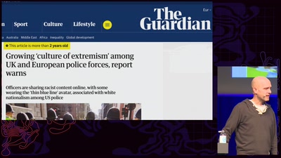 Police 2.0: Peaceful activism is terrorism and fakenews are facts