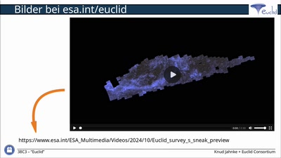 Euclid, das Weltraumteleskop - 180 Millionen Galaxien sind ein guter Anfang