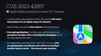 MacOS Location Privacy Red Pill: A Rabbit Hole Resulting in 24 CVEs