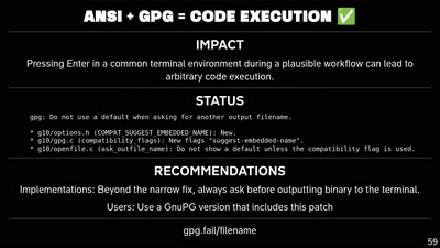 To sign or not to sign: Practical vulnerabilities in GPG &amp; friends