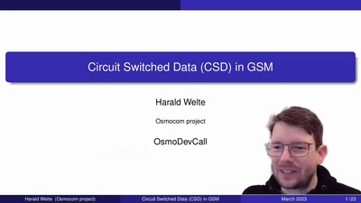 Circuit Switched Data (CSD) in GSM