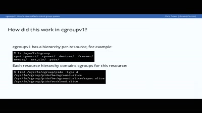 cgroupv2: Linux's new unified control group hierarchy
