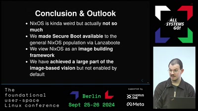 Platform security in NixOS