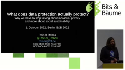 What does data protection actually protect? (EN)