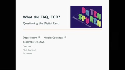 Digital Euro - What the FAQ, ECB?