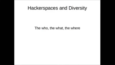 Hackerspaces and Diversity