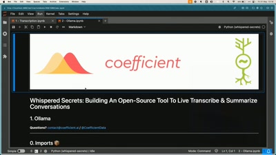 Whispered Secrets: Building An Open-Source Tool To Live Transcribe &amp; Summarize Conversations