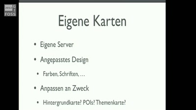 Eigene OpenStreetMap Kartendienste