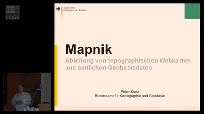 Produktion topographischer Webkarten aus amtlichen Geobasisdaten unter Verwendung freier Software