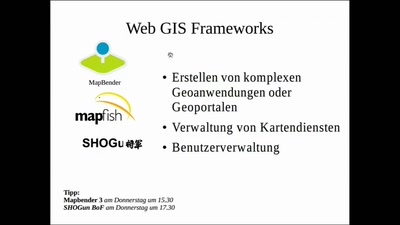 Bekannte Anwendungen, Bibliotheken und Tools für Geo und GIS und Open Street Map