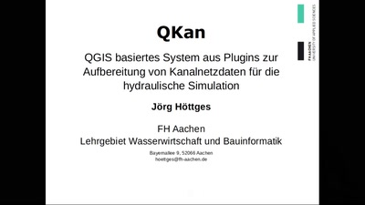 QKan - QGIS Plugins zur Aufbereitung von Kanalnetzdaten für Simulationen