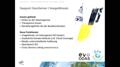 Bereitstellung eines Web Services von globalen, kontinuierlich einfließenden Satellitendaten hoher Auflösung am Beispiel von Sentinel-2