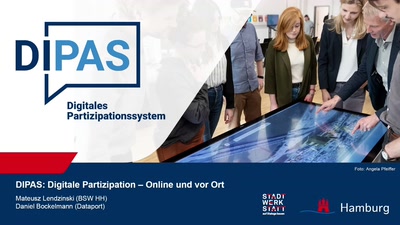 DIPAS - Digitale Bürgerbeteiligung mit Open Source &amp; Open Data