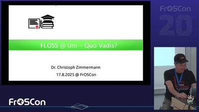FLOSS @ Uni - Quo Vadis?