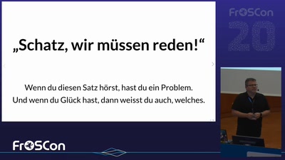 Schatz, wir müssen reden!