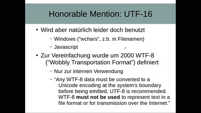 Unicode für Anfänger
