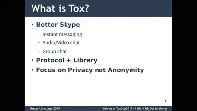 Tox, secure open source P2P communication