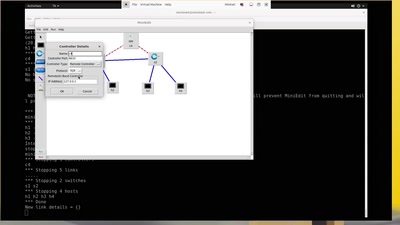 Software Defined Networks mit pox und Mininet