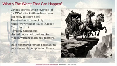 Embedded Linux Security: The Good, the Bad and the Ugly