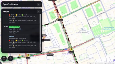 C-ITS: Mit einem ESP32 Ampeln, Straßenbahnen und Autos tracken