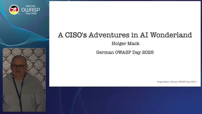 A CISO&#39;s Adventures in AI Wonderland