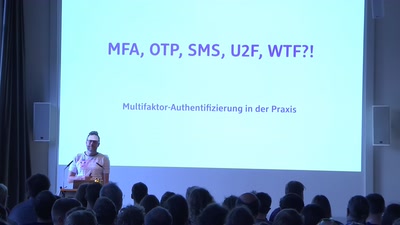 MFA, OTP, SMS, U2F, WTF?! - Multifaktor-Authentifizierung ist sehr gut!