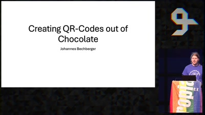 Creating QR-Codes out of Chocolate