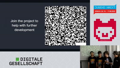 Jugend hackt Zürich, Projektpräsentationen vom 15-17. August 2025