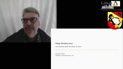 Video and QnA / Kanal Linux User Group Bern : Happy birthday Linux!