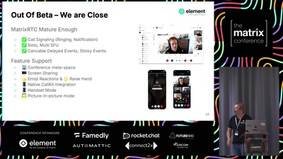 Element Call: Redefining conferencing for privacy, scale, and sovereignty