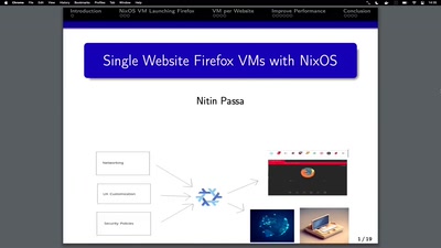 Single Website Firefox VMs with NixOS