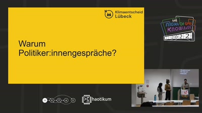 Klimaschutz durch Politikergespräche
