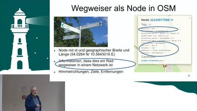 Ausgeschilderte Radnetze in OSM