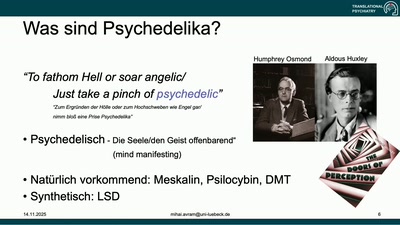Psychedelika und Neurowissenschaften