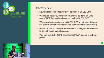 Bridging openSUSE and SLE gap, part deux