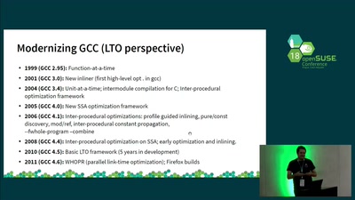 building openSUSE with GCC's link time optimization