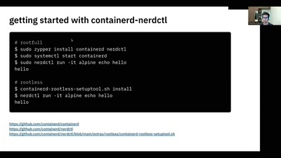 nerdctl and containerd as an alternative to Docker and Podman