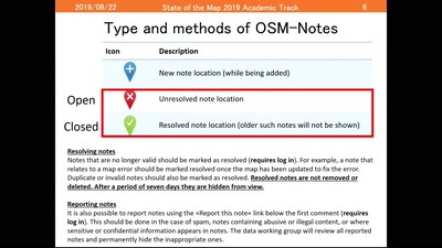 Analysis of OSM data through OSM-Notes user posting