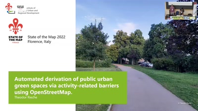 Automated derivation of public urban green spaces via activity-related barriers using OpenStreetMap.