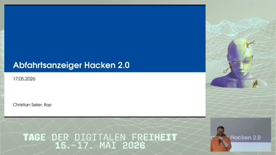 Abfahrtsanzeiger Hacken 2.0